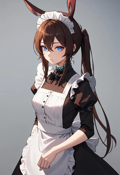 best quality, masterpiece, highres, solo, (amiya_arknights:1.10), (maid:1.40), (long maid dress:1.15), 26 <lora:amiya_arknights:0.80>
