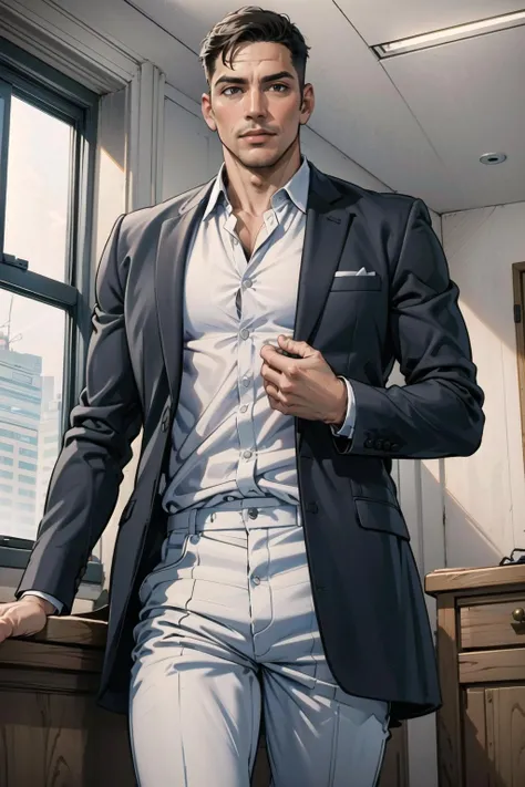 man, masterpiece, 8k, high detail of faces, cute guy gets out of the shower, sex and, athletic body, bathrobe, hot guy, shows tongue, cool yakuza