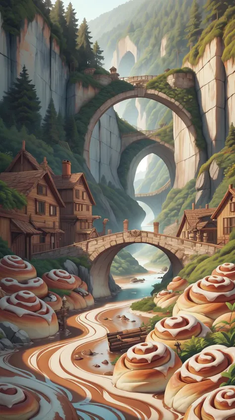 <lora:CinnamonBunStyle:1.0>CinnamonBunStyle a creek leading to a hidden pirate cove, guarded by booby traps, (Masterpiece:1.3) (best quality:1.2) (high quality:1.1)