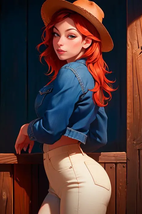 DEN_espiona_SGMK2,
country beauty posing against a wooden fence with a plaid shirt and jeans and a cowboy hat, cow girl, country girl, cow girl,
bokeh, f1.4, 40mm, photorealistic, raw, 8k, textured skin, skin pores, intricate details <lora:epi_noiseoffset2:1>, epiCRealism <lora:ClothingAdjuster3:-1>