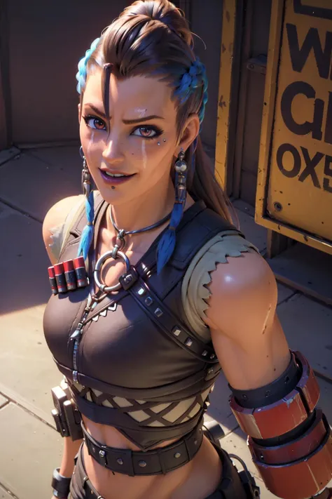 realistic, realism, photorealism, photo-realistic, high contrast, (photorealistic:1.4), 8k high definition detailed realistic, (best quality, masterpiece:1.2), NSFW,  photon mapping, radiosity, physically-based rendering, best quality, highly detailed,  1girl,  owjq, muscular women, from above, glove,