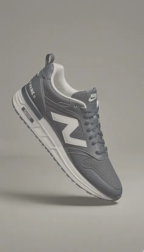 advertising poster style sneaker, professional, modern, product-focused, commercial, eye-catching, highly detailed
