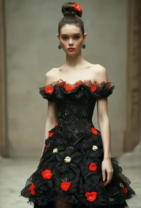 Color photo ((haute couture fashion dress designed by PBS and loony toons))(deep blacks)(evocative depth of field)(absolute sharpness)
<lora:LCM-LoRA-XL_V1:0.21>
<lora:SDXLHighDetail_v5:0.3>
<lora:MJ52:.6>
<lora:JuggerCineXL2:.6>
<lora:AzaleaXL2:.9>
<lora:DetailedEyes_V3:.9>