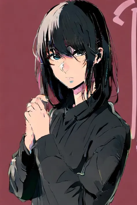 masterpiece, best quality, ultra-detailed,  <lora:monsieur style:0.8>, monsieur style, 1girl, solo, long hair, 
detailed eyes,