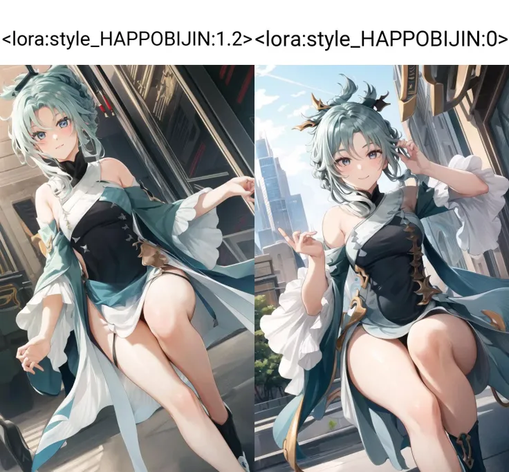 1girl, :), looking at viewer
dutch angle
dynamic pose,
beautiful, elegant,
<lora:streetwardRamblerYoungMadamePingGenshinImpact_v10:1.2:MIDD> streetwardrambler,
<lora:add_detail:0.2>
<lora:style_HAPPOBIJIN:1.2>