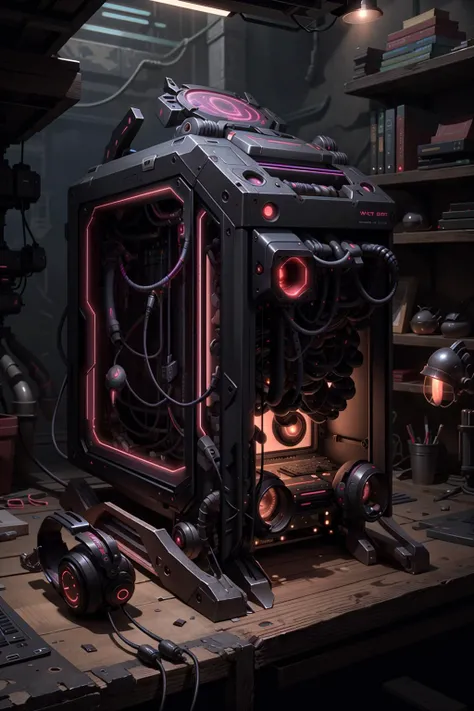 <lora:TalDarimAI:.9> TalDarimAI pc computer case , intricate, detailed