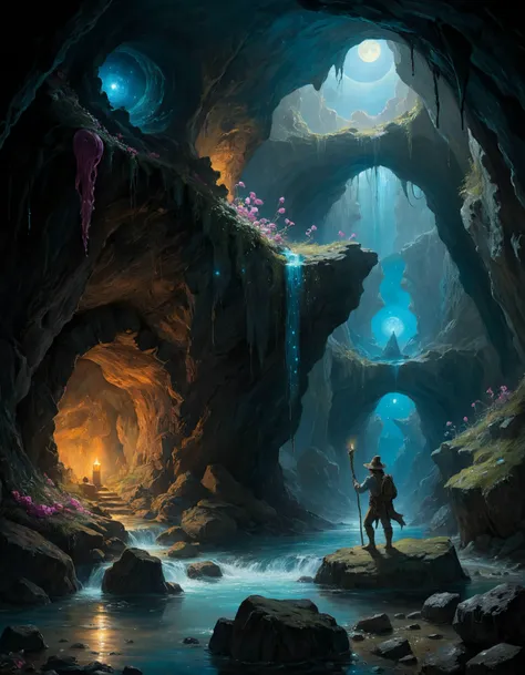 famous artwork inspired by (john constable:1.3) and (allen williams:1.1), detailed expressive eyes, fantasy style, deep within the underground caves of the first moon of planet "flurmwood secundus", the bioluminescent "blue-eyed frostlorm" may be found which resembles a hybrid of the primordial "many-limbed glumblearg" and the majestic "jolly slobberzibbler", similar to the "arctic pondbonker" it uses its fuchsia flexible tentacles to traverse the zwengled cave walls with flumbering grace, leaving behind trails of softly glowing patterns ((beer)), (by Henry asencio), (by Josephine Wall), (Oil painting) (by Jean-François Millet), (by Gustave Courbet) , (by Jules Breton), close up, fantasy, <lora:add-detail-xl:3>, (beautiful), (blessed),