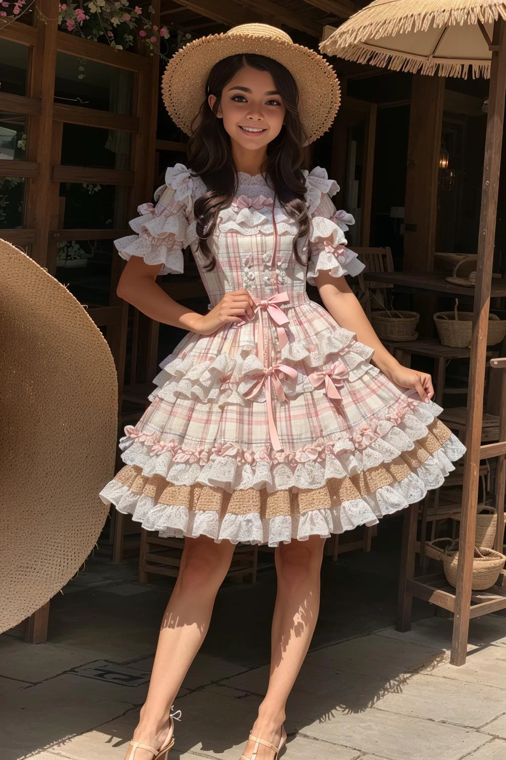 "Caipira" Dress (Brazilian Festival)