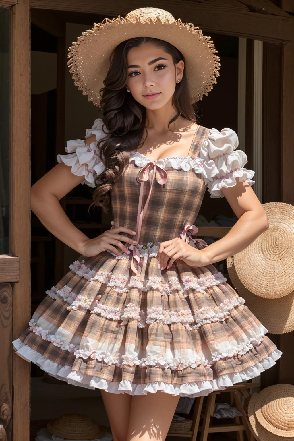 "Caipira" Dress (Brazilian Festival)