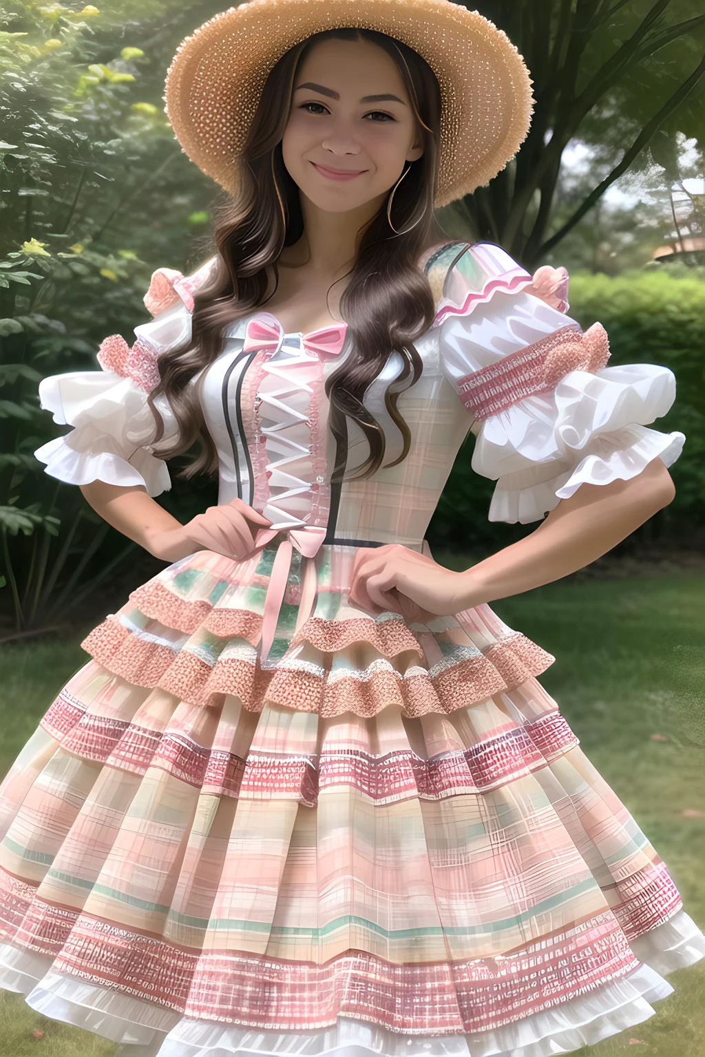 "Caipira" Dress (Brazilian Festival)