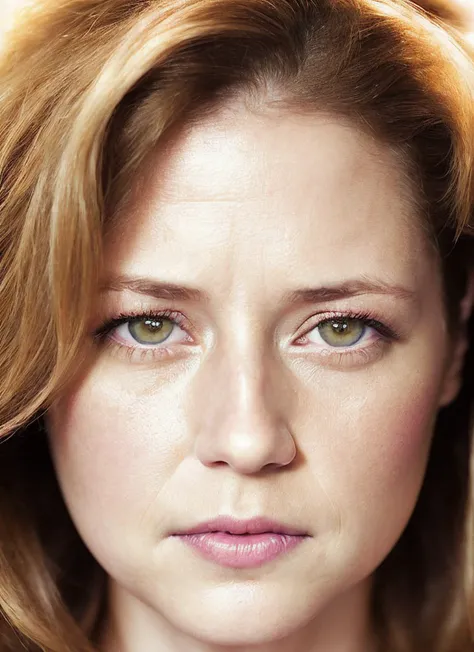 portrait of sks woman, feminine, epic (photo, studio lighting, hard light, sony a7, 50 mm, matte skin, pores, colors, hyperdetailed, hyperrealistic), <lora:locon_jenna_v1_from_v1_64_32:1.4>