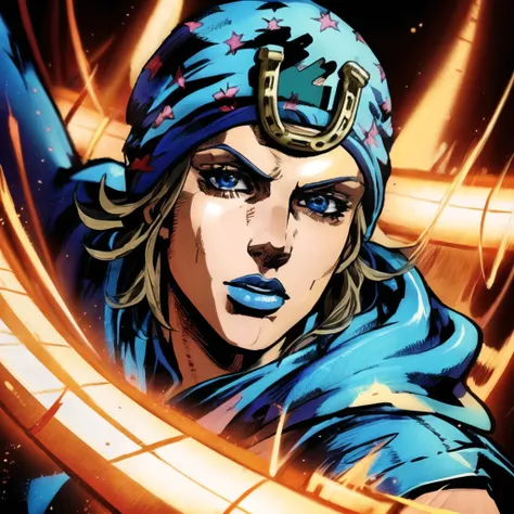 Johnny Joestar,<lora:Johnny Joestar:0.7>, illustration, masterpiece, best quality, ultra detailed,highly detailed,insanely detailed, hdr, 8k, creativity,design,aesthetics,visual,artistry,craftsmanship,style,technique,expression,imagination,talent