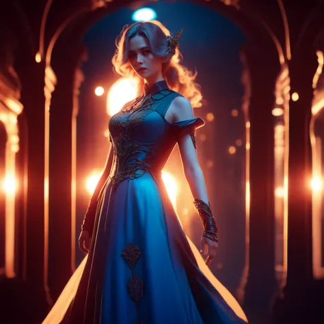 photo, [a virtual reality world becomes a prison|a prophecy of a chosen one to defeat an ancient evil] francais Pretty Woman in Blue Dress, Sunset Horizon, Focused, photo, cute, 4k, trending on  , digital image, photo style, illustration by Krenz Cushimage and imageem Demura and alphonse mucha and  . Studio 10k. Cinematic dramatic atmosphere, sharp focus, volumetric lighting, cinematic lighting, studio quality, smooth render, image style by kim jung (to8contrast style:1) <lora:theovercomer8sContrastFix_sd21768:0.6>  <lora:johnsondesuv2-320-e1:0.6>  (fractalgeo:1) <lora:djzFractalGeo_LB2:0.8>