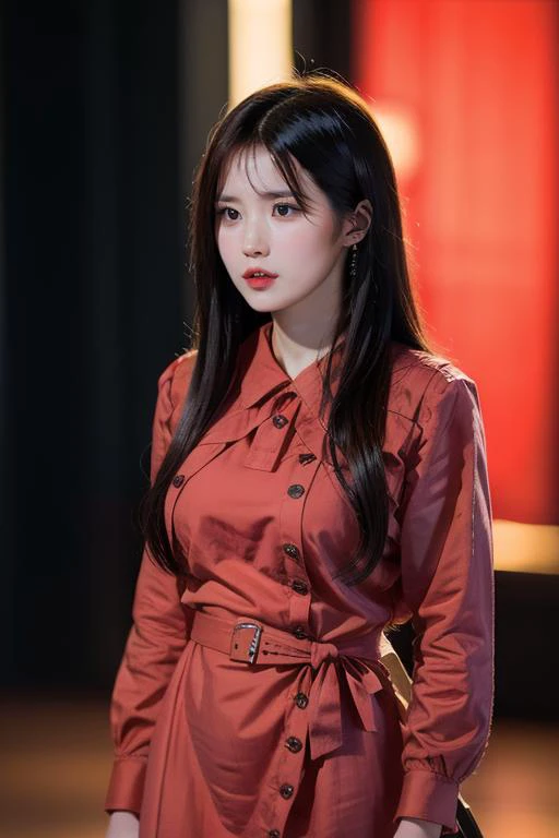 <lora:SongHaYoung:1>,Hayoung,1girl,woman,complex 3d render ultra detailed, smile, portrait of beautiful woman, moody portrait, striking features, beauty, intricate details, dramatic composition, tension, contrast, texture, realism, high-quality rendering, stunning art, high quality, film grain, Fujifilm XT3,swirly bokeh,(realistic, photo-realistic:1.2),RAW photo,physically-based rendering,(looking at viewer:1.4),(8k, best quality, masterpiece:1.2),(full body shot:1.2),octane render,extremely detailed CG, unity 8k wallpaper,in street,urban,city,(rim light,studio soft light,sunlight:1.2),(standing:1.1),(a girl is wearing red dress:1.5),hyper realistic detail shiny skin,ultra detailed,(ultra realistic:1.1),(intricate:1.1),(photorealistic:1.1),1girl,(skinny:1.3),detailed background ,(large breasts:1.1)