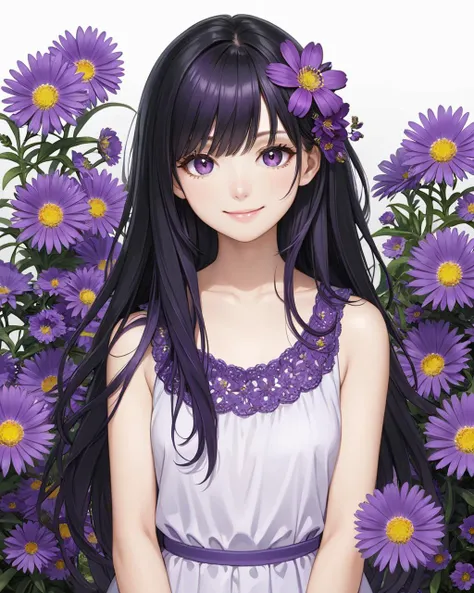 bangs, (sharpening, sharpening face):1.3, 1girl, solo, face viewer, looking at viewer, full body, no nipples, makeup, long hair, realistic, (masterpiece:1.2, best quality, absurd res, ultra detailed), (seductive smile):0.2, black hair,
<lora:Purple Dom SDXL-0.1:1>flower,purple flower,
