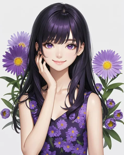 bangs, (sharpening, sharpening face):1.3, 1girl, solo, face viewer, looking at viewer, full body, no nipples, makeup, long hair, realistic, (masterpiece:1.2, best quality, absurd res, ultra detailed), (seductive smile):0.2, black hair,
<lora:Purple Dom SDXL-0.1:1>flower,purple flower,