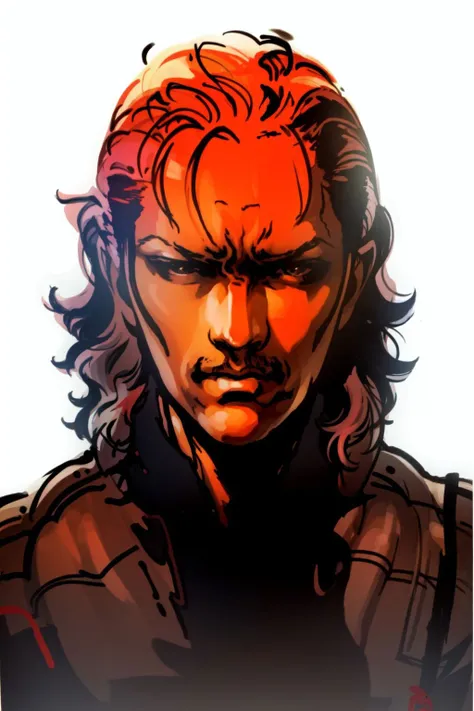 portrait, solo, 1boy, male focus <lora:shinkawa_youji_style_v01:1>