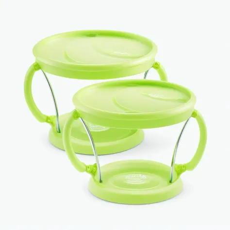 baby Snack Catcher, green, blue, PPSU, pure white background,  plain white background