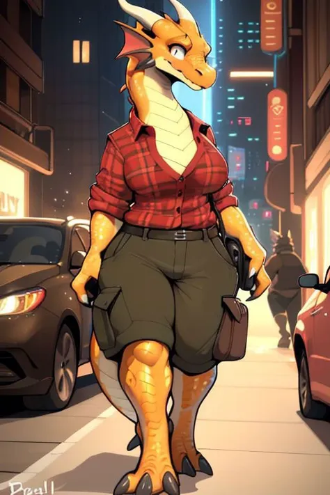 looking at car, looking surprised, dragoness, female, clothes, secretary blouse, busty, (by zackary911, by braeburned, by haps), shiny scales, cargo shorts, creepy, horror movie, checkered crop shirt, hourglass shape, futuristic setting, years 3000, dragon breasts,
<lora:fluffyrock-quality-tags-v2.1.1-vpred:0.8>, <lora:epi_noiseoffset2:0.4>, <lora:Furtastic_Detailer:0.6>, walking, arm extended, 3D cartoon, 8k, realistic drawing, cleavage