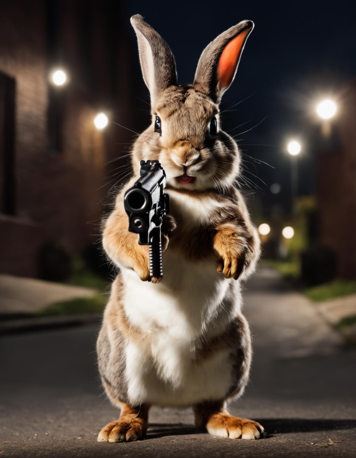 Hand Holding a Gun Meme SDXL v2 - 1500 Steps