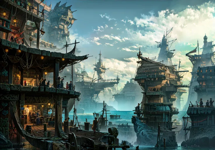 <lora:Bilgewater V2:1>,Bilgewater:1.2,1girl,sea