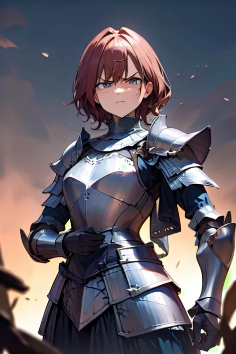 <lora:higuchi_madoka_V10:0.6><lora:Higuchi_Madoka_V1.0:0.9> <lora:madokahiguchitest:0.5> <lora:madoka-v1.8:0.5>angry, disappointment, knight armor