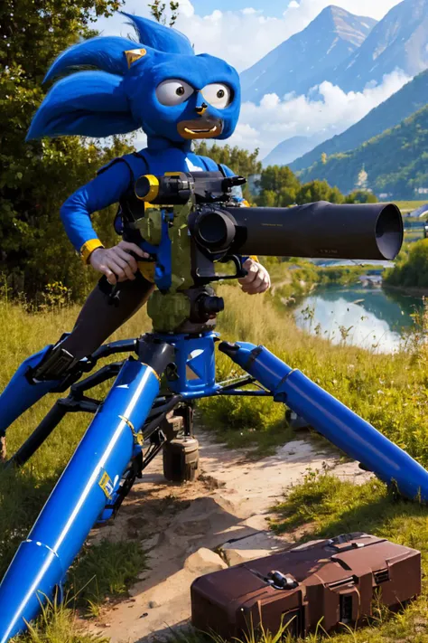(masterpiece, best quality:1.2), <lyco:Sonic:0.8>, <lyco:tow-concept-richy-v2:1.0>, sanic, towlauncher, tripod, scope