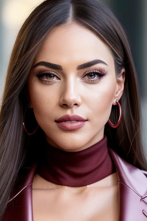 photo of extremely sexy (ElaRum3y54aC3b3c103-420:0.99), a woman as a sexy Political Scientist, a model, modelshoot style, (extremely detailed CG unity 8k wallpaper), (long peachcoloured coat, winered turtleneck,), (makeup:1.1), ((walking model catwalk:1.3)),, ((fashion show:1.2)), (looking at viewer), (detailed pupils:1.3), (modern outfit:1.2), (closeup), (masterpiece:1.5) (photorealistic:1.1) (bokeh) (best quality) (detailed skin texture pores hairs:1.1) (intricate) (8k) (HDR) (wallpaper) (cinematic lighting) (sharp focus), eyeliner, painted lips, (earrings)