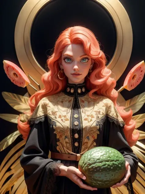 (Style: disney, pixar, cartoon, 3d, trending on artstation, ((high quality:1.2, masterpiece:1.2)) , (8k resolution) , high details, incredibly absurdres, color connection, colorized, colorful) , Brass and Onyx, Michael Heizer, Lace and Mohair, Depressing, symbolism, (pomelo:1.3) , field, Unsplash