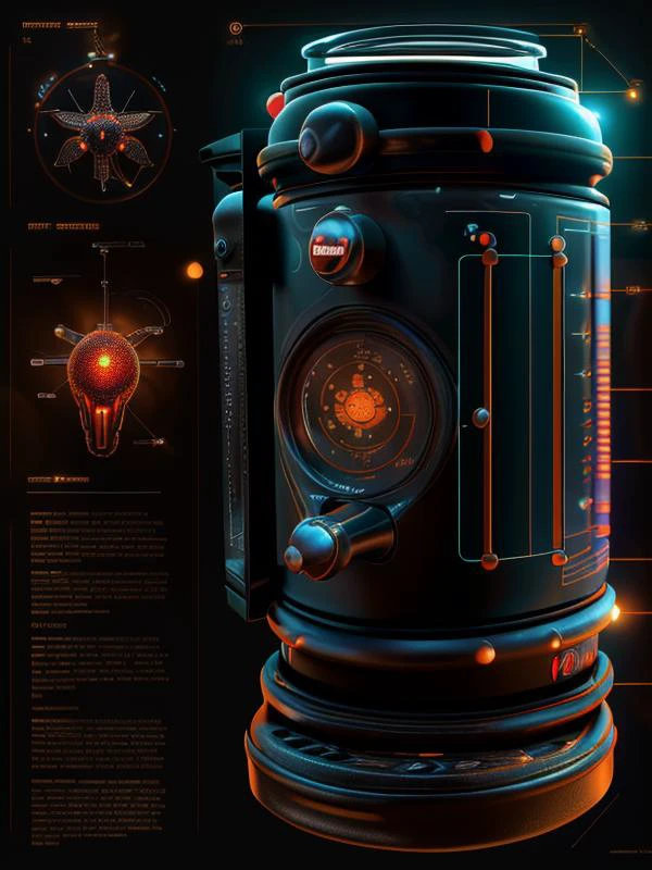 (disney:1.0)(pixar:1.4)(cartoon:0.8)(3D:1.1)(Pui)(nsfw:1.3), (UHD:1.1),
j_diagram of (anthromorph:0.9)(Coffee machine:1.3)(biomechanical),(sci-fi), modern city night,
<lora:J_diagram:1>bioluminescent, j_diagram,
(hyperdetailed:1.2)
subsurface scattering, (Photorealistic:1.2), Hyperrealistic, analog style, realistic, film photography, (background visible:1.2),
(Style: highres photo, cinematic Lighting, trending on artstation, ((high quality:1.2, masterpiece:1.2)), (8k resolution), high details, incredibly absurdres, )