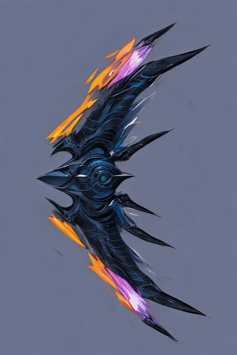 breathtaking full shot, hdr, dynamic lighting, (masterpiece, top quality, best quality, official art, beautiful and aesthetic:1.2),(8k, best quality, masterpiece:1.2), weapon, no humans, epic water shortbow \(weapon\), arrow \(projectile\), fantasy, copper gemstone, still life, floating, simple background, <lora:Mild detail adjusterV10:0.2> (edgQuality:1.2) <lora:CGgameweaponicon dsw:1> Ggameweaponicon dsw, <lora:lcm-lora-sdv1-5:0.7>, masterpiece, award-winning, professional, highly detailed, Vector art, Vivid colors, Clean lines, Sharp edges, Minimalist, Precise geometry, Simplistic, Smooth curves, Bold outlines, Crisp shapes, Flat colors, Illustration art piece, High contrast shadows, Technical illustration, Graphic design, Vector graphics, High contrast, Precision artwork, Linear compositions, Scalable artwork, Digital art