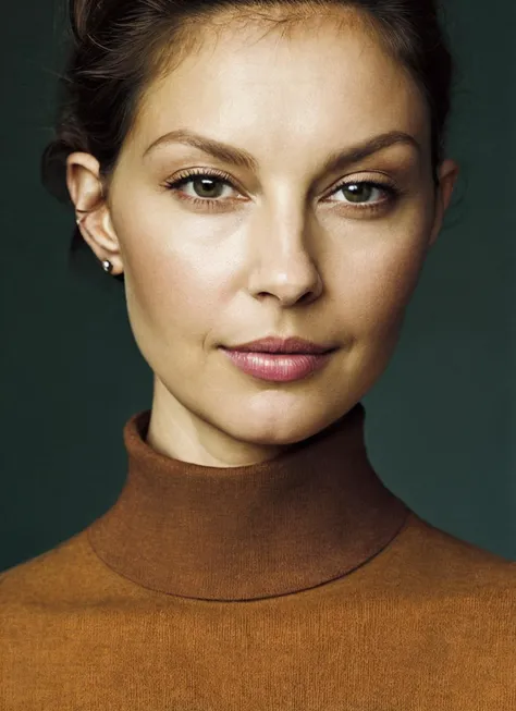 A stunning intricate full color portrait of (sks woman:1), wearing a black turtleneck, epic character composition, by ilya kuvshinov, alessio albi, nina masic, sharp focus, natural lighting, subsurface scattering, f2, 35mm, film grain, <lora:locon_ashleyjudd_v1_from_v1_64_32:1.25>