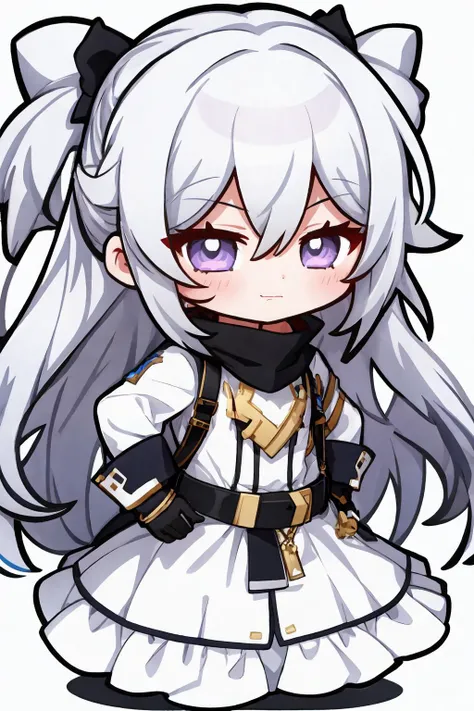 1girl, long hair, chibi:1.5, white background, <lora:pc_chan:0.8>, <lyco:STAREMOTESV2-20:0.6>, <lora:add_detail:0.2> , (full body:1.2), (mischievous:1.2),