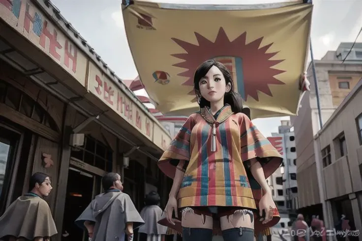 1 woman, female focus, high quality clothing texture, realistic skin,
((HinataNS, (wearing Poncho)), ;
detailed anatomy, detailed clothing, detailed make-up, BREAK
super_tamade, storefront, scenery, japan
aesthetic composition, 8k
looking at the viewer,