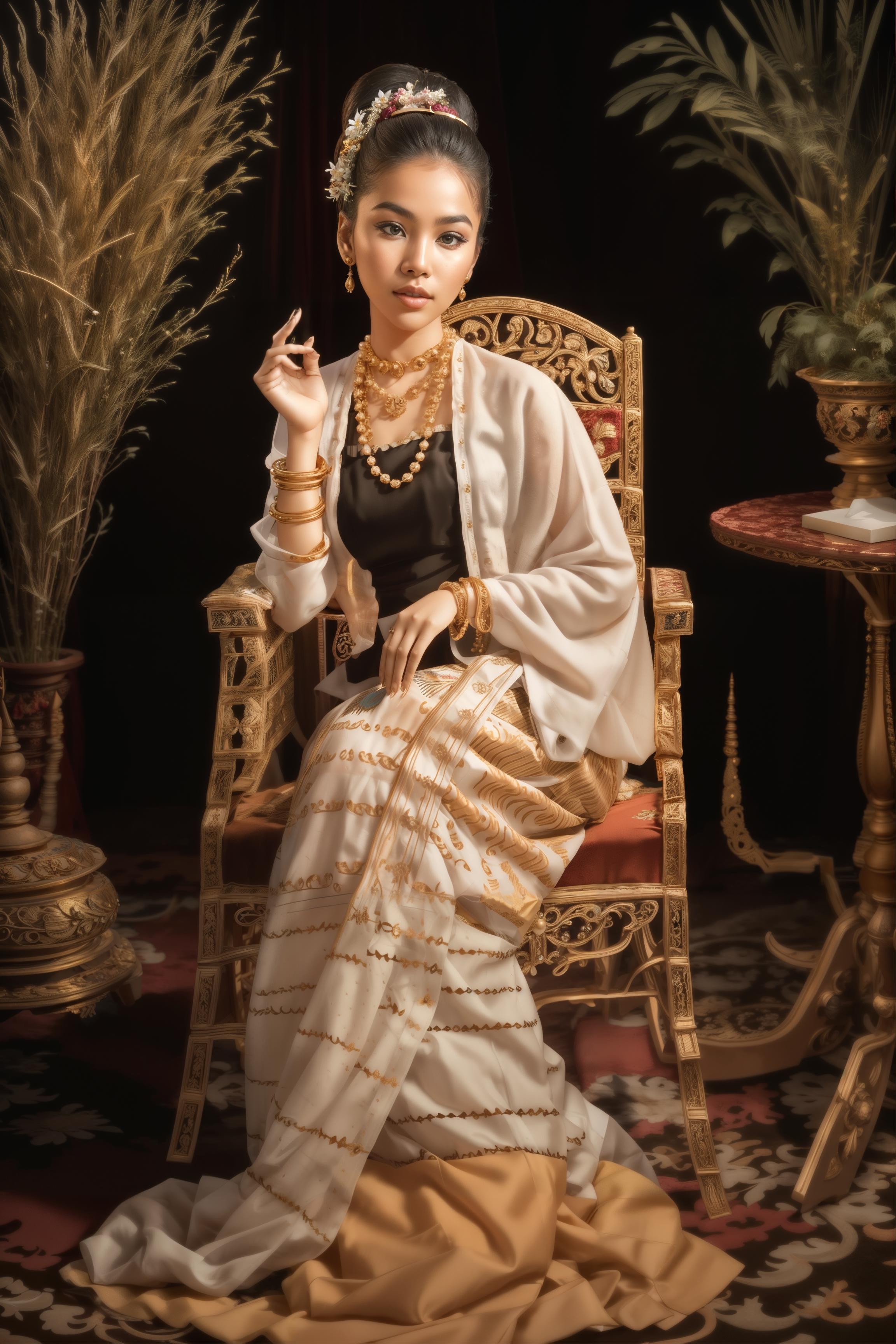 Myanmar Traditional Dress v1.0