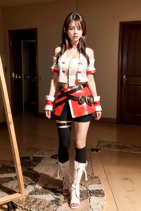 (8k, RAW photo, best quality, masterpiece:1.2), (realistic, photo-realistic:1.37),1girl, photon mapping, radiosity, physically-based rendering, full body, MODELSHOOT
<lora:vsingerYuezhengLing_v1:0.85> <lora:koreanDollLikeness_v15:0.6>