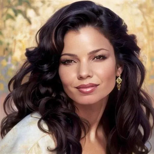 ((1girl)), portrait of Fran Drescher, Alphonse Mucha, (masterpiece, extremely detailed skin, photorealistic) , <lora:FranDrescher:0.8>,