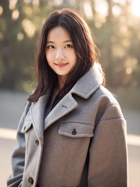 (masterpiece), (best quality),photorealistic, 8k raw photo,ultra high res,highest detailed,intricate,8k,HDR,makeup
Ray tracing,light rays, True physical reflections,smile
1girl,upper body,looking aside,coat, masterpiece, best quality,