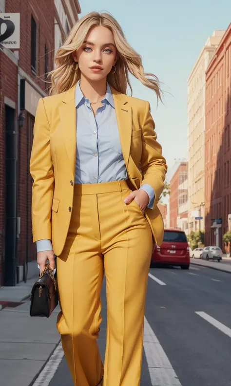 sydswe2024, 1girl, photorealistic, best quality, masterpiece, pants suit, business,