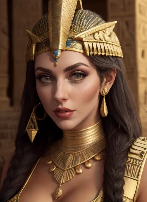 (masterpiece:1.3), (best quality:1.2), (intricate detailed:1.2), (hyperrealistic:1.2), (professional photograpy:1.1), 1girl, egyptian goddess, ornate necklace , style-hamunaptra
