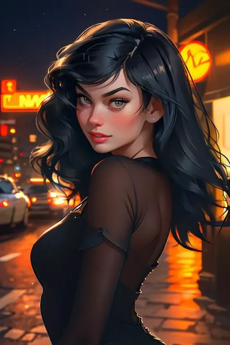 DEN_lucy_li,
(night time City scene with neon lights and bustling night-time scene, City streets, outdoors, none signs, City, night:1.2),
bokeh, f1.4, 40mm, photorealistic, raw, 8k, textured skin, skin pores, intricate details <lora:epi_noiseoffset2:1>, epiCRealism <lora:ClothingAdjuster3:-1>