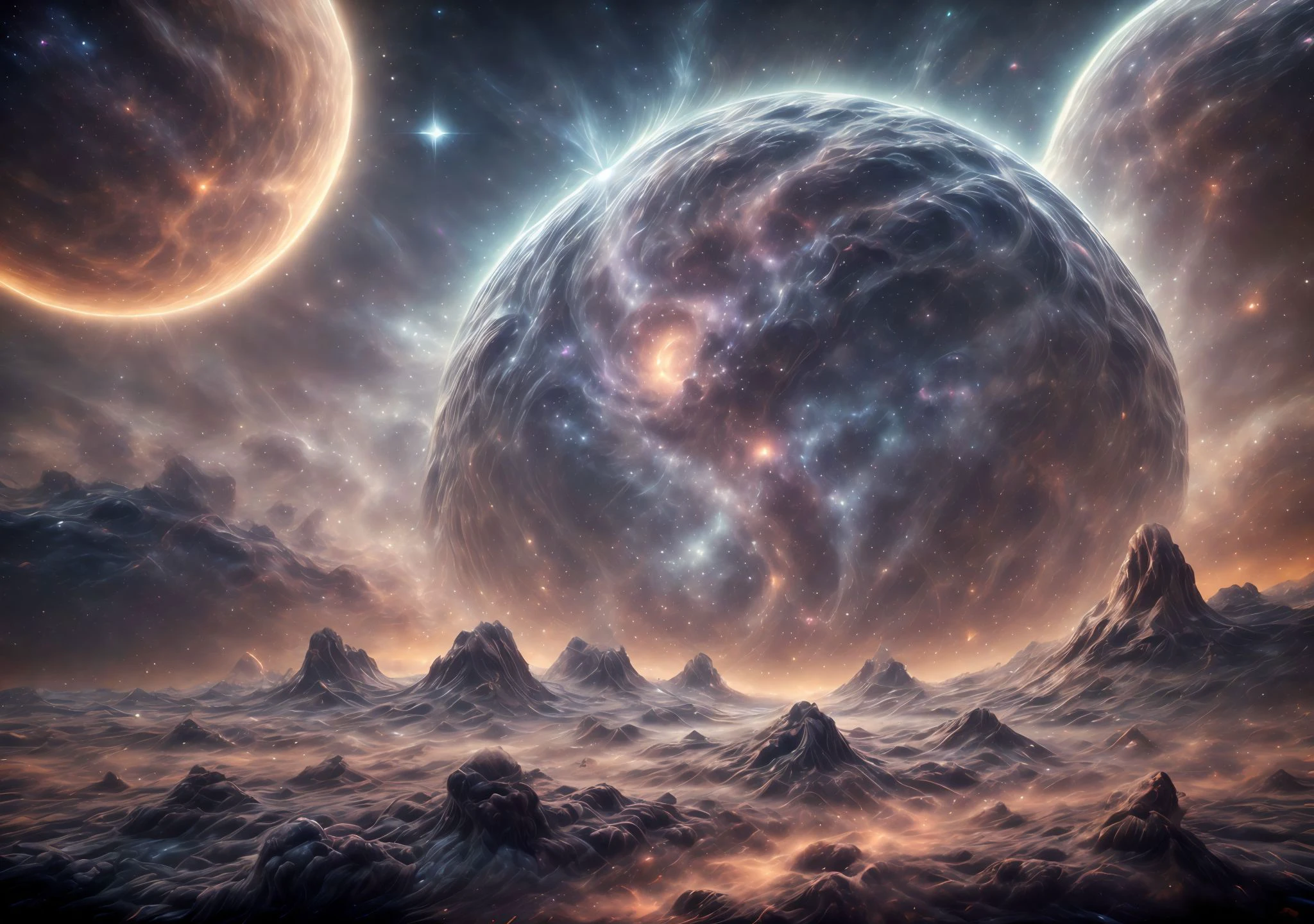 extremely detailed CG, perfect lighting, 8k wallpaper, RAW photography, masterpiece: 1.4, realistic, HDR, wallpaper,
huge png,
c0nst3llation, a dark and gritty evil sorcerer walking through a huge hall made out of transparent crystal columns with many time portals leading to different planets, the ceiling is made out of stars and galaxies, dark scifi film, 8k, sharp, focus, cinematic shot, volumetric light
, octane rendering, Unreal Engine, 3D rendering, best quality, UHD, 8K, <lora:add_detail:0.8>
<lora:PAseerCloudV1:0.4> clouds <lora:ps5-biomes-xl:0.6> <lora:nebula:0.8>