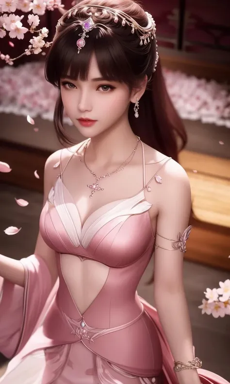 (,1girl, pov,best quality,masterpiece, ) , ((cherry blossoms,, )) <lora:DA_XiaoWuTaoLiZiNianV2:0.8>
ultra realistic 8k cg, flawless, clean, masterpiece, professional artwork, famous artwork, cinematic lighting, cinematic bloom, perfect face, beautiful face, fantasy, dreamlike, unreal, science fiction, luxury, jewelry, diamond, gold, pearl, gem, sapphire, ruby, emerald, intricate detail, delicate pattern, charming, alluring, seductive, erotic, enchanting, hair ornament, necklace, earrings, bracelet, armlet,halo,autumn leaves,