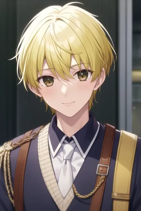masterpiece, best quality, high quality, 1boy, solo, male focus, looking at viewer, upper body, <lora:souma_momiji:0.70>, souma_momiji