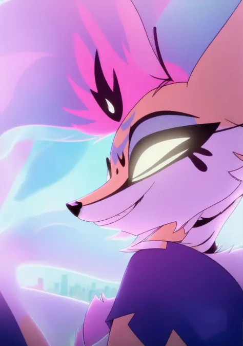 <lora:queenbee>,queenbee,solo,furry character,furry art,detailed fur,detailed eyes,girl,female,fox,femenine body,sexy,profesional photo,cinematic lighting,looking at viewer,sexy view,four arms,smiling,portrait photo,city in background,