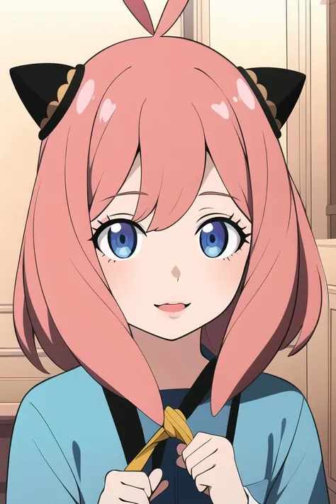(best quality), [masterpiece], ((beautiful:0.75) cute girl:0.75), [clear and clean] pixiv (illustration), ((Anya\(SPY X Family\))),<lora:AnyaHD:0.7>
