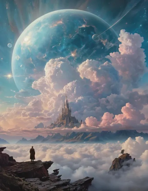 A cloud absorbing the entire cosmos, cinematic landscape, by Jacek Yurka, Kelly Freas, Filip Hodas, Paul Lehr, Dan Mumford, Max Ernst, Roger Dean, Caspar David Friedrich, Barclay Shaw, Jeffrey Smith, Dan McPharlin, best, pure, ambient, creative, positive, attractive, detailed, shiny, gorgeous  film photography style, light grain, medium grain, heavy grain, <lora:FILM_PHOTOGRAPHY_STYLE:0.5> <lora:bl4ckl1ghtxl:0.5> bl4ckl1ghtxl <lora:add-detail-xl:0.7>