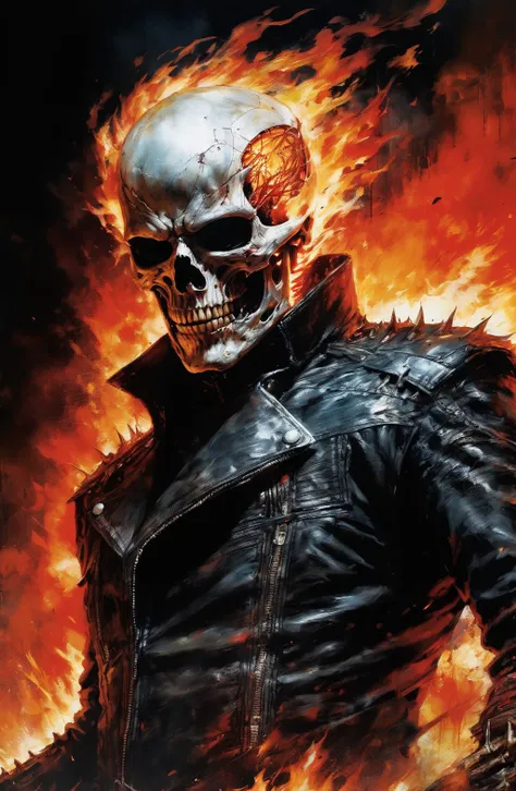 close-up photo, 💀 A ultra realistic poster of Ghostrider onfire in the red matrix, by Daniel Castan , Carne Griffiths , Andreas Lie , Russ Mills , Leonid Afremov, dark background, cinematic, high detail, vibrant,
and Hyperdimensional Rendering, Alien Technology, Cognitive Boundaries
<lora:sdxl_photorealistic_slider_v1:0.6>