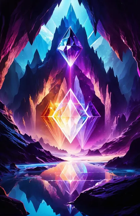 ð ð ð ð ð ð ð ð A bright crystal ð, in a cave ð³ï¸, bright light above ð¡, blue, purple, white ð, mysterious ð, crystal in the center ð¼ï¸.
and Perfect Polygon, (Insane Details:1.2), mirror
<lora:sdxl_photorealistic_slider_v1:0.8>