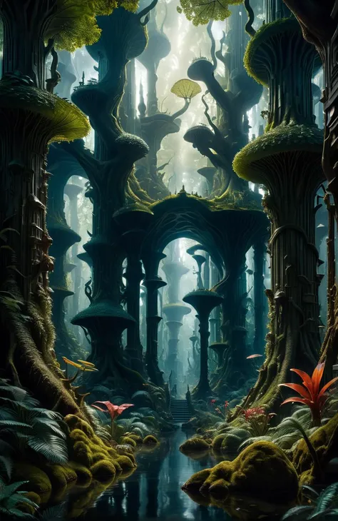 a beautiful matte painting of glass forest, m. c. escher and gustave dore and sam spratt, cinematic, dynamic lighting, concept art, realistic, realism, colorful
and high sharpness, Sony Alpha 7R IV, 50mm lens, f/2.8 , 1/50s , iso3200
close-up , <lora:sdxl_photorealistic_slider_v1:2> ð¥°
and Fantasy , Exaggeration , Surreal<lora:add-detail-xl:1> â¨
